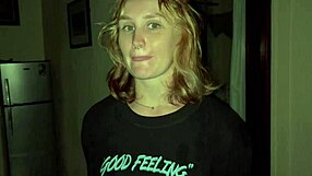 Blonde teen quickie rough fuck on kitchen counter