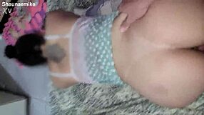 Hard fuck on doggy with my stepsister, creampie inside