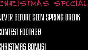 Look at these wild spring break sluts in a nasty naked contest