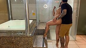 Tattooed Latina Prostitute Dances Funk on Cock in Hotel!