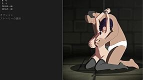 Gameplay lost in dungeon with uncle hentai game!