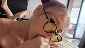 Horny Student Visits Teacher For Blowjob