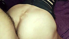 my skinny wife gets slow deep anal after bathroom.