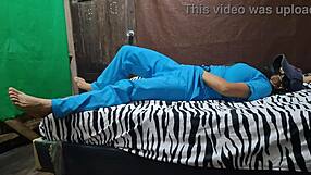 Sexy madrastra vents hot vagina odor while waiting in bed for nurse work time homemade porn