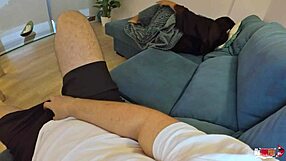 Stepmother's Heartfelt Moment With Stepson, No Panties Involved