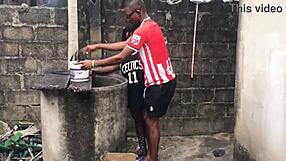 my boyfriend fucks me by the well—it's so intense!