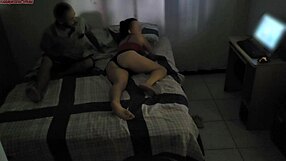 Stepmom shares bed with stepson during room renovation