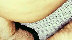 Share bed with aunty and cum inside her tight pussy, close up on her big ass!