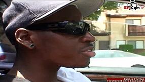 BBC picks up brunette slut with small tits for sex and cum 😈