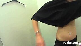 Striking Czech nympho feels temptation in mall gets fucked passionately in POV