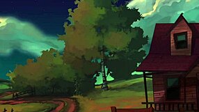 Forbidden anal sex after peeing behind the bush