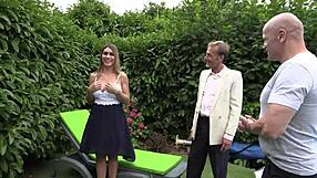 Foursome with big tits and 3 cocks! 😍