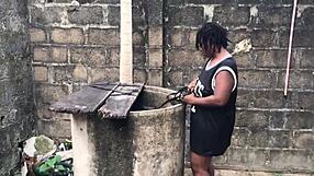 my boyfriend fucks me by the well—it's so intense!