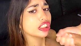 I suck my bosss cock very hard and it ends up on my face