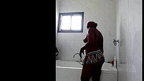 Zulu native dildo in pussy