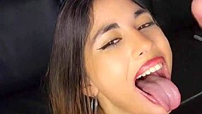 I suck my bosss cock very hard and it ends up on my face