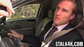 Bride Jennifer Mendez surrenders to horny man. He penetrates her pussy.