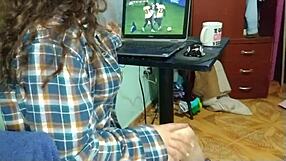 Colombian Brunette Bends Over For Big Cock Doggystyle