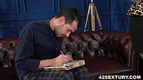 Tiffany doll stretched her pussy with a rough fuck as a teacher riding monster cock