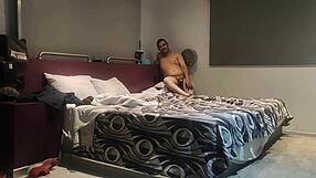 i'm in the hotel with two camera angles