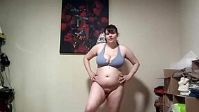 Pantsless HIIT workout intensifies. Vibrator inside adds thrill