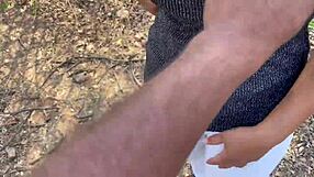 hey, check this indian beauty with a big ass getting pounded by a huge desi cock in the jungle