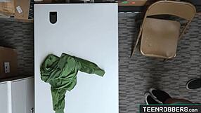 Mall Guard Punishes Curvy Teen Shoplifter With Intense Fucking