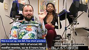 Minnie rose's pussy takes cum blast in doggystyle. Pov shows natural tits.