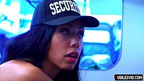 Real Stepsis Holds The Night In The Van With Car Sex