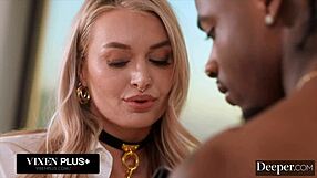 deeper gorgeous blonde natalia starr rides his monster bbc all day