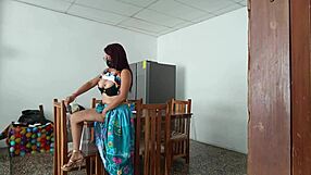 Sinful Maid Spreads Her Pretty Pussy Open