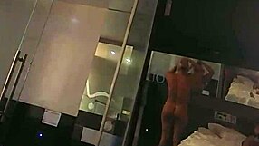 Hidden cam captures big ass Brazilian girl in her room