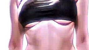 Bikini model Leticia poses seductively