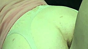 chubby brunette cougar takes anal pounding and gets facial cum spray. homemade raw action