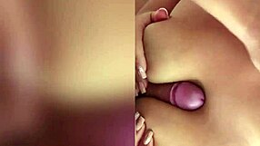 i find her watching porn and can't resist her tit handjob