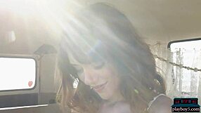 big natural tits and perfect ass latina playboy model azura grace strips