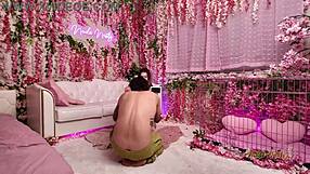 Della Cate feels so excited coming to Nade Nasty's pink room for blowjob and missionary fun.