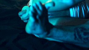Emilly's Legs Licked Barefoot Nylon Toes Pov