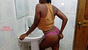 Hot Ebony Skinny Petite Babe With Tight Black Pussy In Homemade Porn