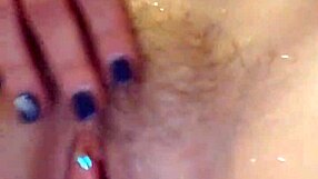 My First Shower Video with Blonde Milf Masturbating Dildo