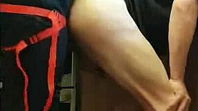 pegging my boyfriend's ass everywhere