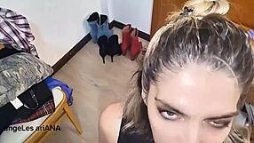 Petite MILF Cums Twice from Blowjob and Anal