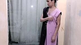 real rough indian scene with cute 18 year old college teen