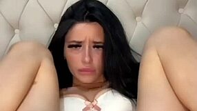Horny British Slut Teases and Pleases Herself on Webcam in HD. Can't Stop Watching This Teen Play!