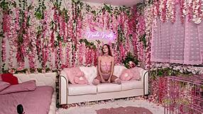 Della Cate feels so excited coming to Nade Nasty's pink room for blowjob and missionary fun.