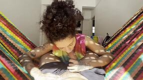 I gave a wet blowjob to my tattooed pretty girlfriend before fucking her.