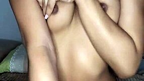 i can’t stop watching this sexy girl ride with cream on her body
