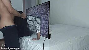 halloween samara visits home in costume for a group event