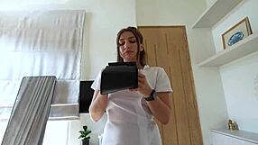 Nurse Cures Boner With Real Sex