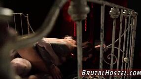 Is this teen's first bondage experience? Her bound feet look so exciting!